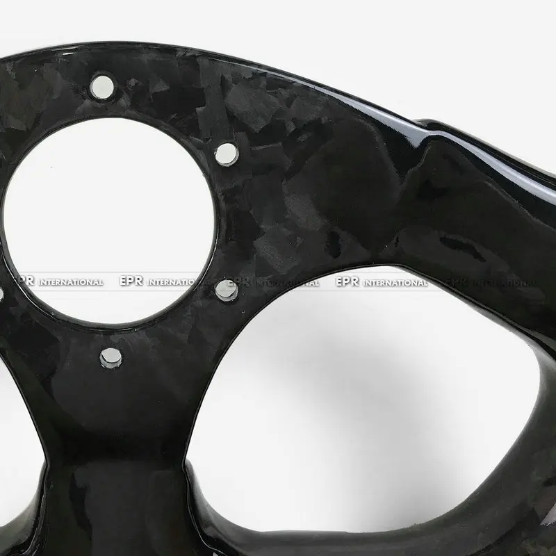 Глянцевое Кованое углеродное волокно плоского типа Рулевое колесо(320 мм диаметр, 6 болтов 70 мм PCD(одинаковая установка с MOMO, OMP& Sparco