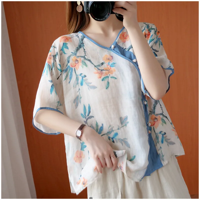 lzjn-women-mori-girl-casual-retro-floral-blouse-shirts-tops-cotton-linen-chinese-qipao-side-split-short-sleeve