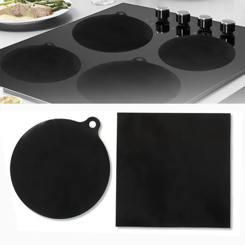 Electric Induction Hob Protector Mat Anti Slip Mat Silicone Cooktop Scratch Protector Cover Heat
