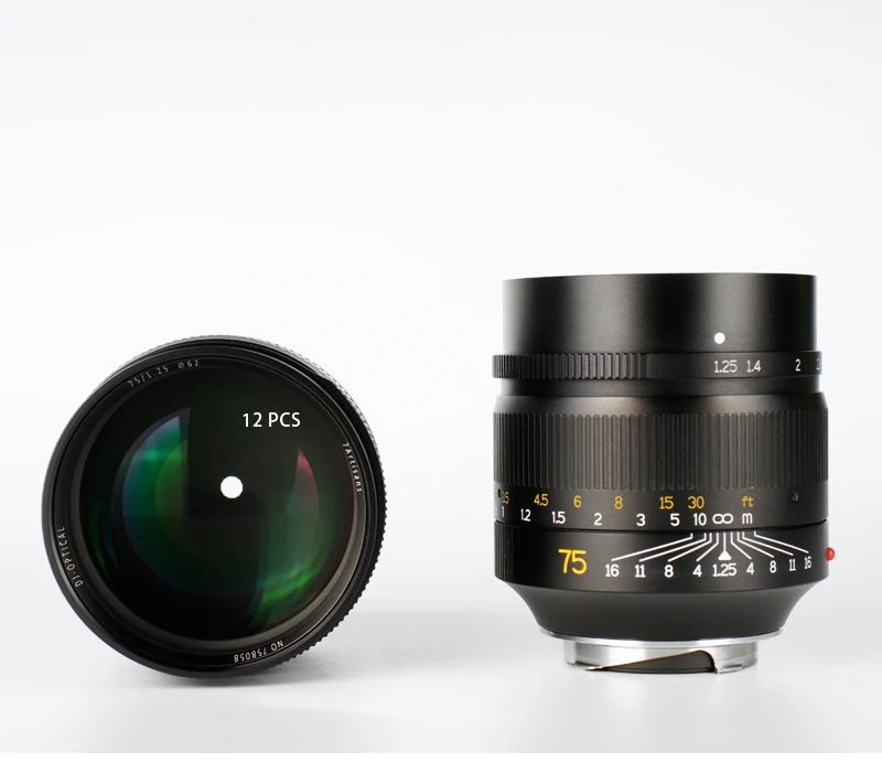 7artisans75mmF1. 25 для Leica лм порт набор фильтров для объектива камеры Модель M-M M240 M3 M5 M6 M7 M8 M9 M9P M10