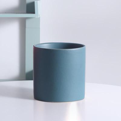 Ceramic Flower Pot Round Colorful Creative European-style Green Plant Pot
