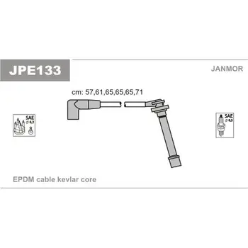 

Cable kit for Isuzu Trooper 3.2 91 JANMOR JPE133
