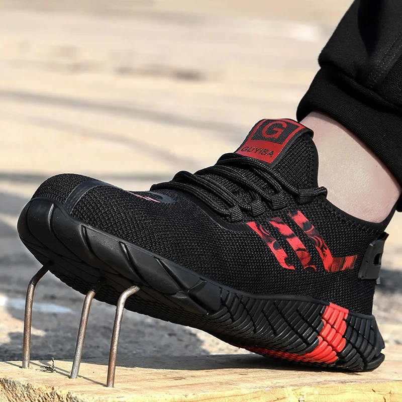 New Work Safety Boot For Men Anti-piercing Work Shoes Indestructible Shoes Steel Toe Industrial & Construction