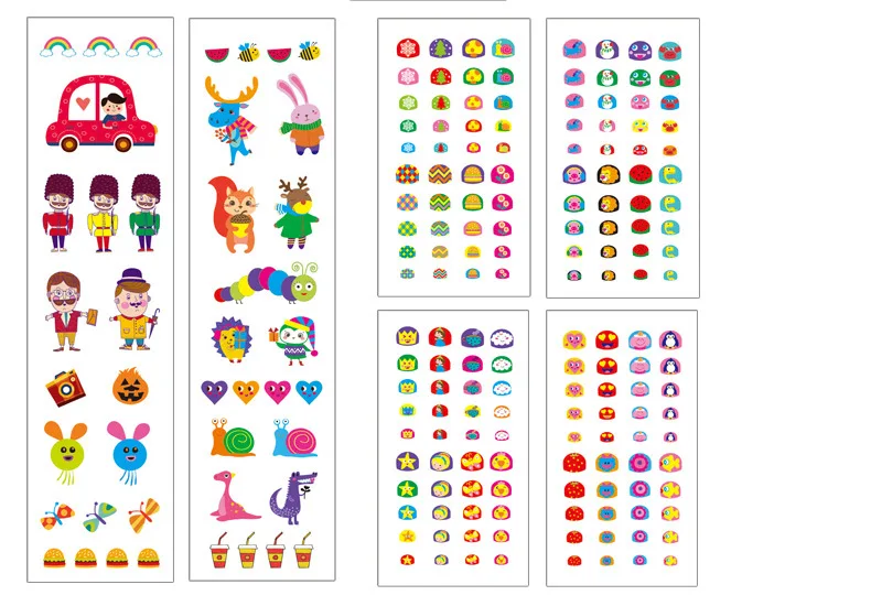 1 комплект с героями мультфильмов, для ногтей наклейки, водяной знак тату для детей набор одежды для мальчиков и девочек маникюрные наклейки макияжа make up Игрушка Косплэй вечерние подарок ZXH
