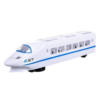 

Electric Train Toy LED Flashing Lights Sounds Vehicles Train Model Toys Luminous Music Toy High-speed Train for Children's Gift