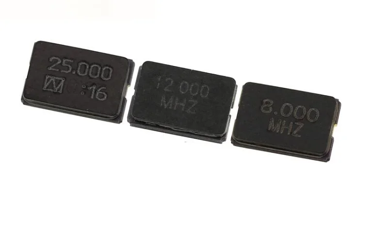 10PCS 8MHZ 10MHZ 11.0592MHZ 12MHZ 16MHZ 20MHZ 24MHZ 25MHZ 27M SMD Quartz Resonator Crystal 2Pin 5032 Passive Crystal Oscillator