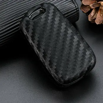 

Car Key Fob Cover Carbon Fiber Style For Chevrolet For Buick Parts Accessories