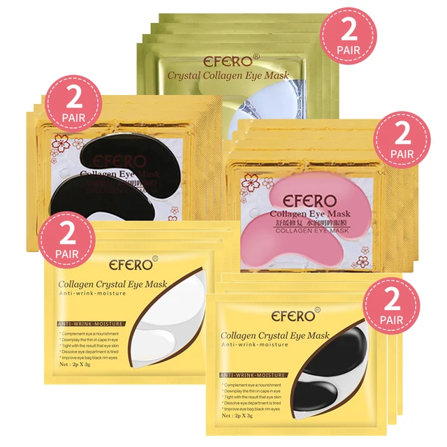 Gold Eye Mask Crystal Collagen Eye Mask Dark Anti Aging Circles Puffiness Hyaluronic Acid Eye Patches Golden Masks Gel Eye Pads Eye Mask Massager Eye Mask Travelmask Decoration Aliexpress