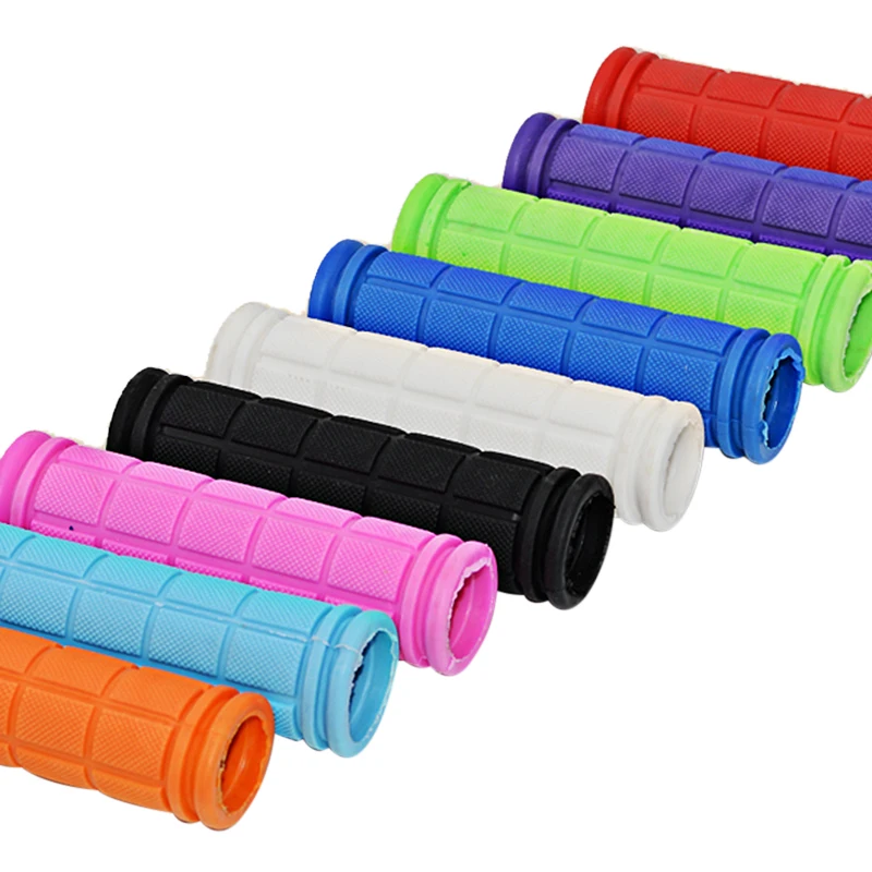

Rubber Bike Handlebar Grips Cover BMX MTB Mountain Bicycle Handles Anti-skid Bicycles Bar Grips Fixed Gear Bicycle Parts