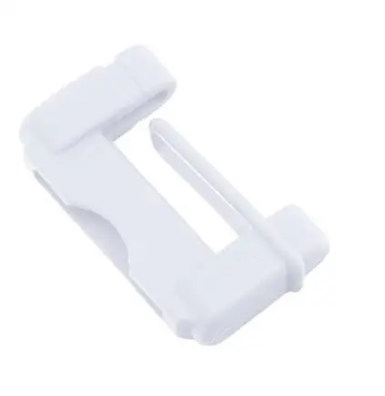 white 1pc Автомобильная пряжка ремня безопасности чехлы силиконовые аксессуары для сидений hyundai CCS NEOS-3 Accent SR HND-4 синий-Will i-Blue - Название цвета: white 1pc