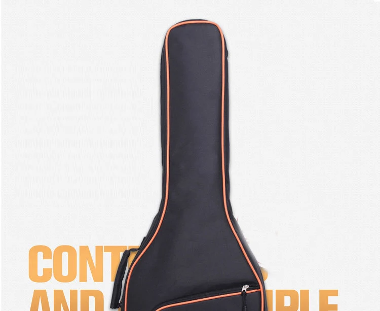 Ткань Оксфорд Акустическая гитара Gig Bag мягкий чехол двойные плечевые ремни Мягкий гитарный водонепроницаемый рюкзак красочный Gig Bag