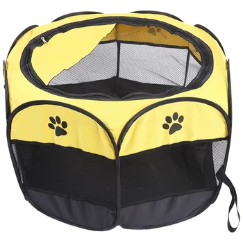 

Dog Cage Pet Tent Waterproof Cat Dog House Playpen Outdoor Cat Dog Kennel Octagon Fence Pet Supplies