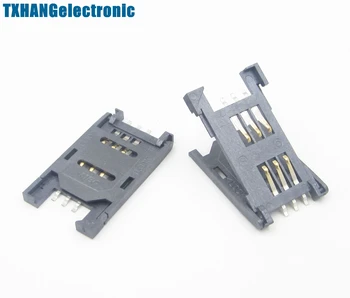 

5Pcs Clamshell SIM Card Socket SIM900 GSM /GPRS Wireless Module diy electronics