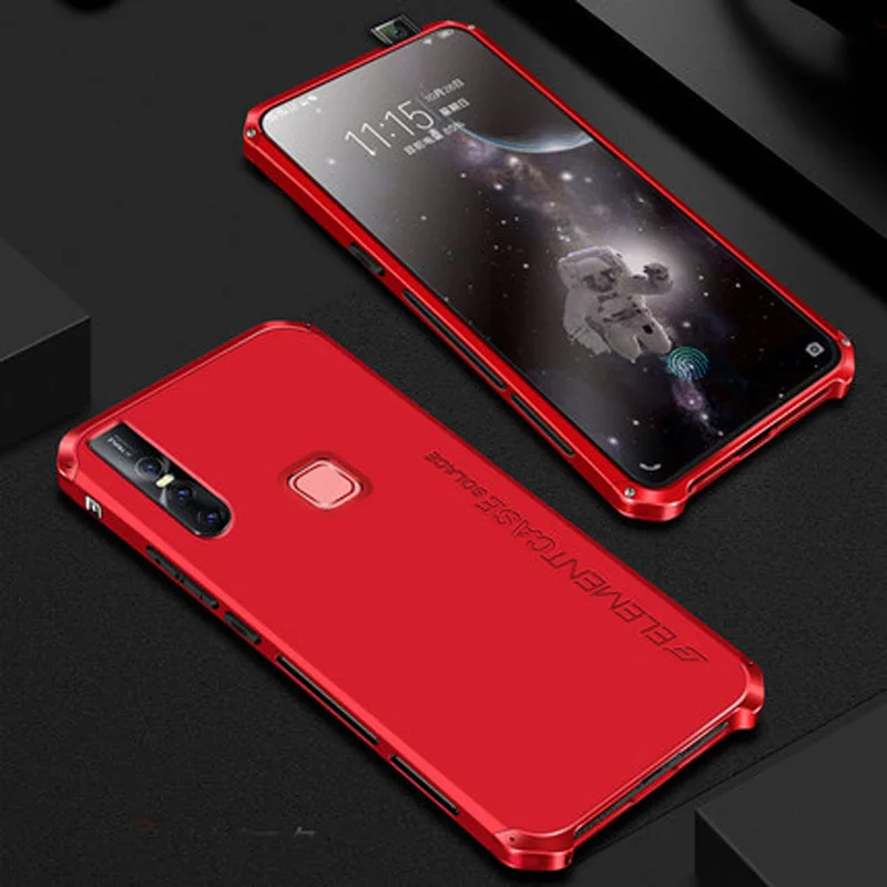 Металлический каркас для телефона Крышка для VIVO V15 v15 тонкий жесткий алюминиевый Гибридный чехол из поликарбоната для VIVO V 15 ЧЕХОЛ ДЛЯ VIVO V1 5 Funda