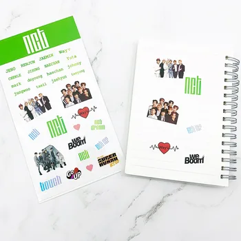 

Twice Blackpink NCT Adhesive Photo Stickers for Mobile Phone Laptop Fan Gift GOT7 EXO X1 Decorative DIY Stickers