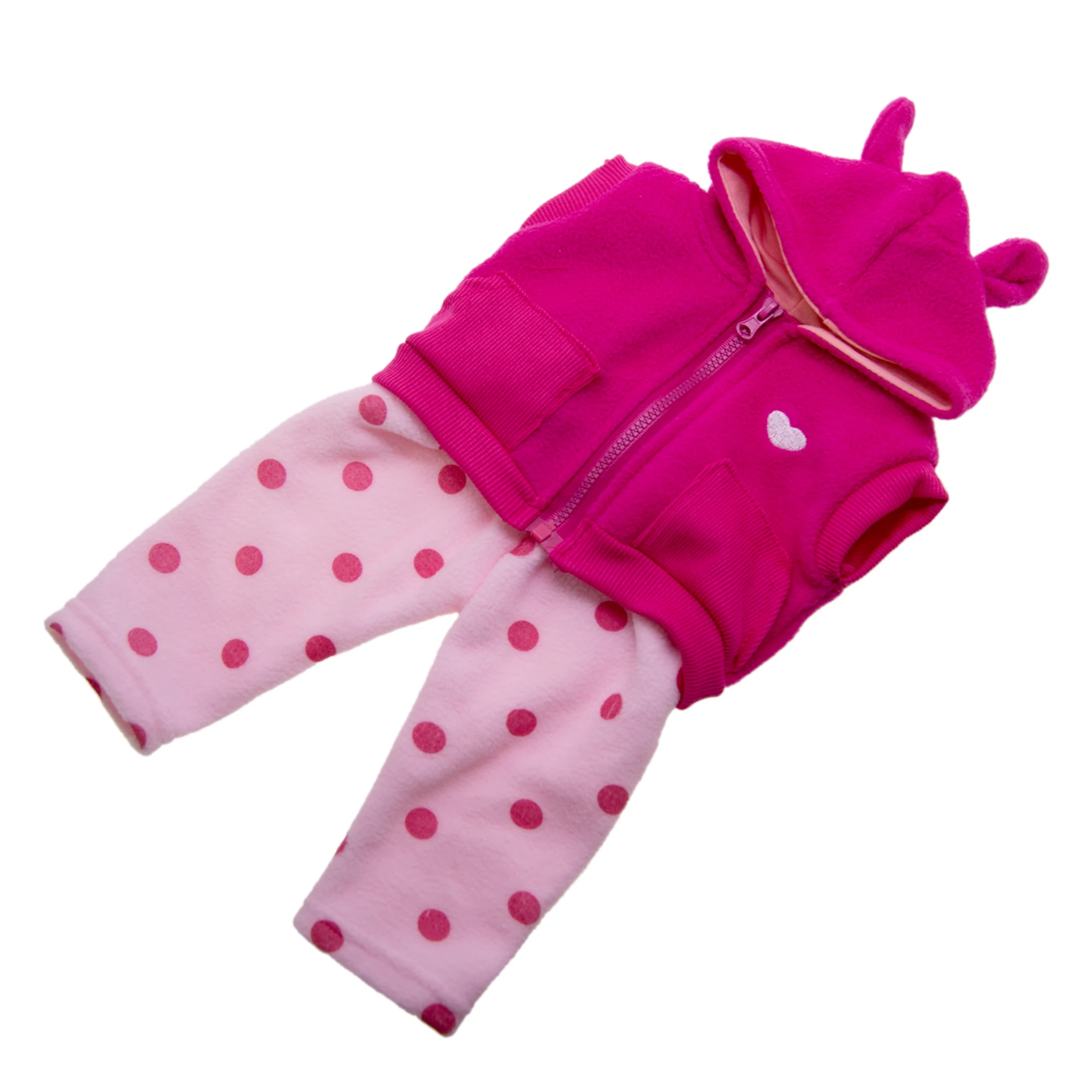 Doll Accessories Doll Clothes Fashion Doll Clothes Fit for 17-18 Inch or 60 cm Baby Doll Pure Handmade Suits With Giraffe Pattern Reborn