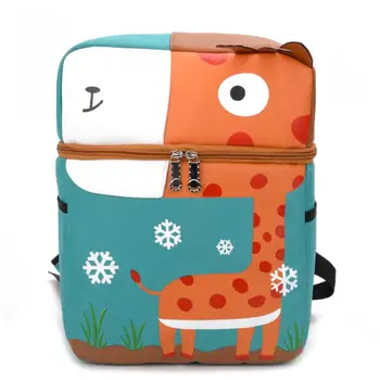 

3D Cartoon Animal Kids Dinosaur Giraffe Unicorn Whale Elephant Flamingo Solid Color Backpack Children Pack