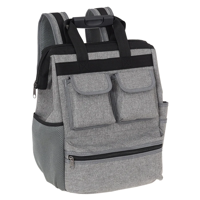 

Box Tool Bag Carrier Multi-functional Double Shoulders Repair Backpack
