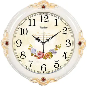 

Quartz Clock Mute Clocks Living Room Wall Clock Bedroom Wall Clock Simple European Style Wall Clock Wall Watch Creative Clock