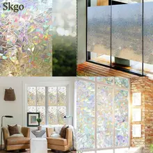 Модный электростатический стеклянный клей для наклеек, самоклеящаяся пленка из ПВХ для окон для дома, гостиной, бара или оснастки