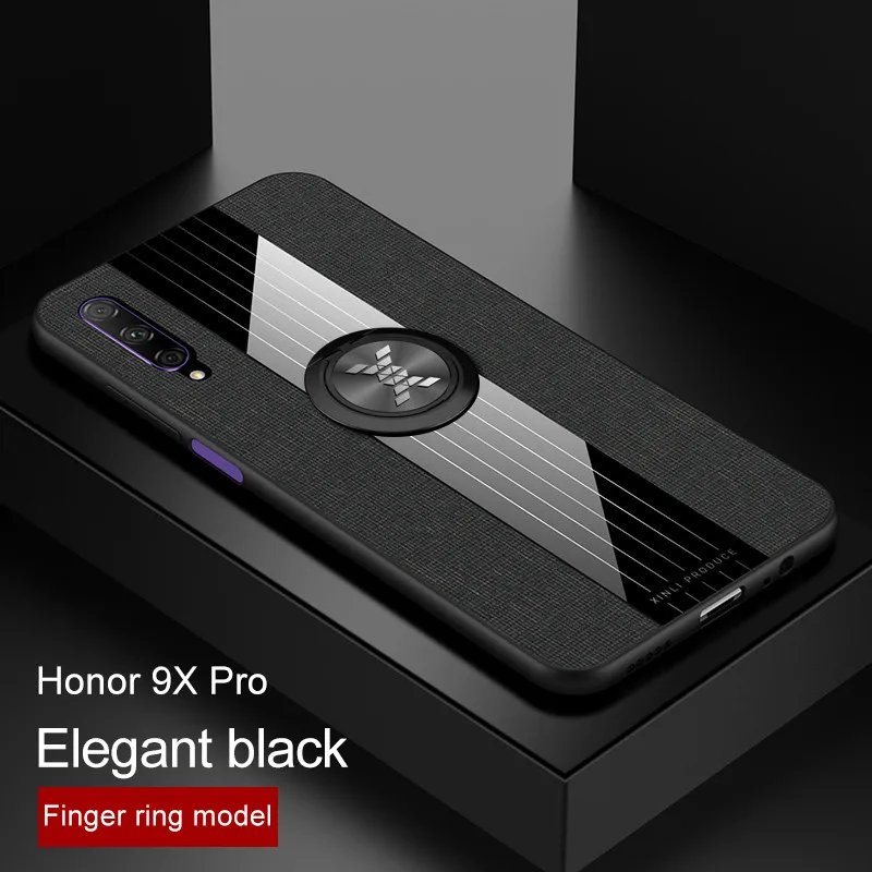 Роскошное кожаное кольцо Броня Чехол-держатель для huawei Honor 9X6X8X20 P20 P30 Pro P Smart Plus Z Nova 3i 3 mate 10 Lite Y7 Y9