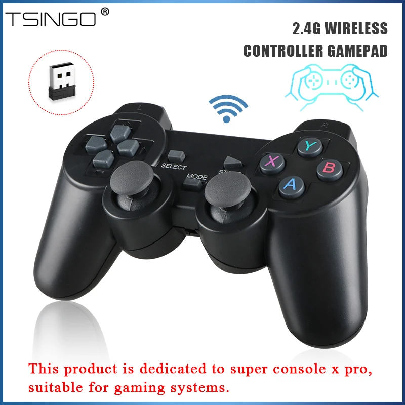 TSINGO 2.4Ghz Wireless Gamepad For PSP / PC / TV Box /Android Phone Game Controller Joystick For Super Console X Pro - ANKUX Tech Co., Ltd