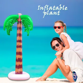 

Inflatable Blow Up Hawaiian Tropical Palm Tree Beach Cactus/Coconut Tree Swimming Pool Beach Blow Up Plants Kids Toys