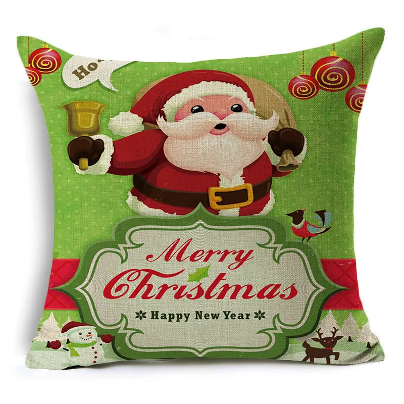 Декоративные наволочки, Рождественское украшение для дома, наволочка для подушки, квадратная 45x45 см, podzewki Na Poduszki Home Texile - Цвет: YMDS1-8