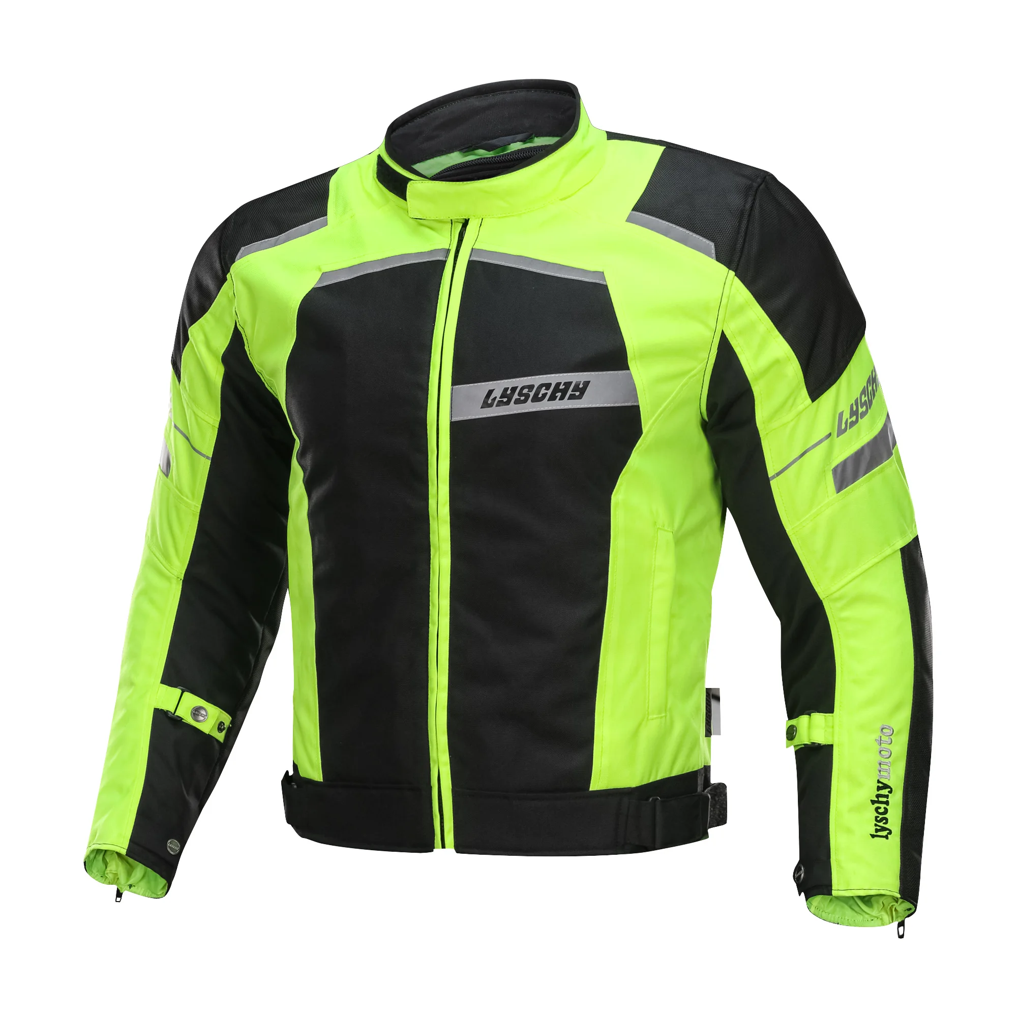 LY-Jacket Yellow LYSCHY мотоциклетная куртка Водонепроницаемая дышащая мотоциклетная гоночная куртка одежда Защитное снаряжение Ночная Светоотражающая мотоциклетная куртка - Цвет: LY-Jacket Yellow