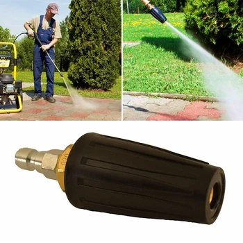 

4500 PSI Rotary Rotating Turbo Nozzle With 1/4" Quick Connect Plug Universal For Oiled Bricks Concrete Outdoor Cleaning