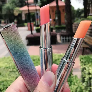 

Lip Balm Cool Fashion Shiny Shape Color-changing Lipstick Moisturizing Natural and Pink Balm Orange Lipstick，Lip , W1O4
