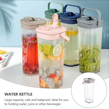 

1pc 2L Plastic Large Capacity Juice Water Container Leakproof Kettle for Home Use