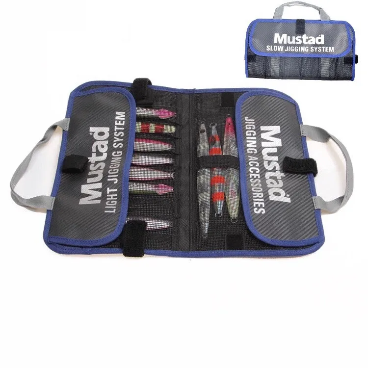 MUSTAD Fishing Bag Mochila Pesca Jig Pouch Sea Fishing Gear Package ...