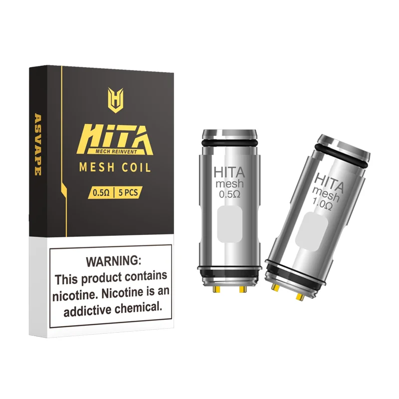 5 штук упак. G taste Asvape Hita Mech катушка 0.5ohm/1.0ohm Vape для Pod System Kit сменная