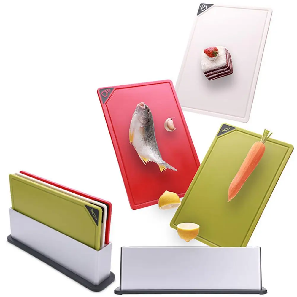  3PCS Cutting Board Set Multi-Function Kitchen Classification Health Classification Chopping Boards - 4000121159615