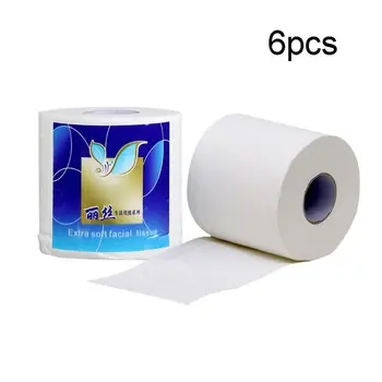 

6 Rolls White Toilet Paper,Smooth Soft Professional Series Premium 4-Ply