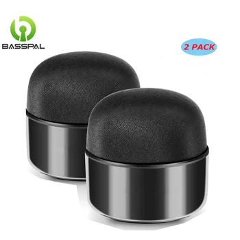 

BassPal Mini Bluetooth Speakers Stereo (TWS) True Wireless Speaker with Radio for Home Party Travel Outdoor Portable Speaker