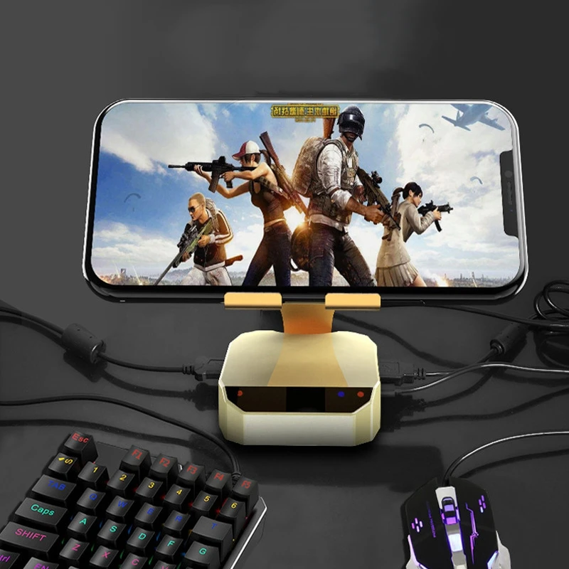  Mobile Gamepad Controller Bluetooth Keyboard Mouse Converter FPS Mobile Game Tool for PUBG Games PC