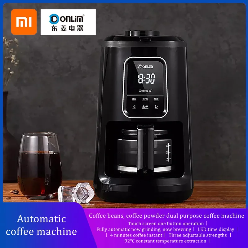 Автоматическая кофемашина XIAOMI YOUPIN DONLIM кофейные зерна s кофейный порошок