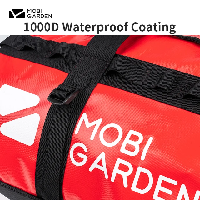 MOBI GARDEN 80L/120L Outdoor Camping Backpack Waterproof 1000D Mesh Cloth Fabric Bag Large Capacity Multi-function Climbing 2