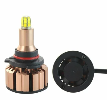 

2pcs 9005 High Power LED Bulbs DC 9-32V 6000K-6500K White Heat Pipe Technology