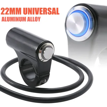 

DC 12V Handlebar Switch Self-resetting Replacement Motorcycle Waterproof
