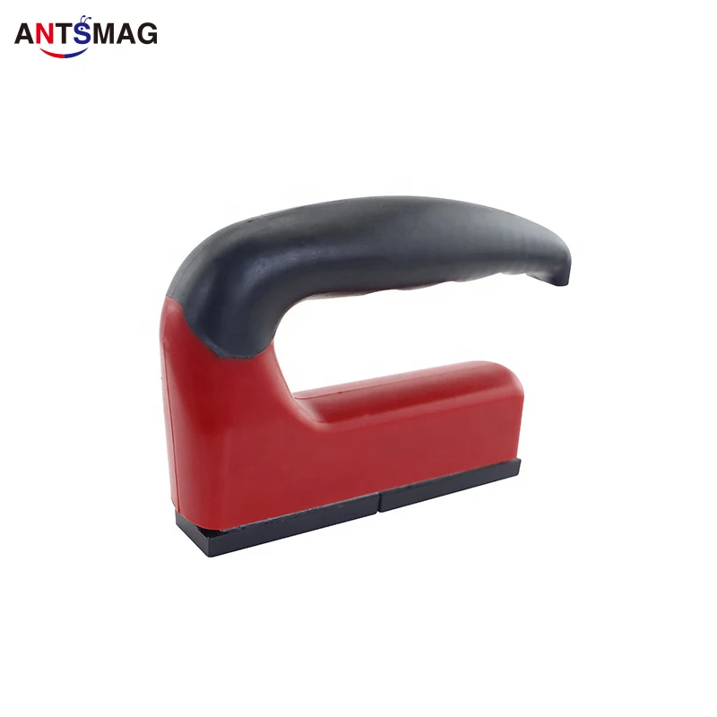 

100LBS Permanent Rubber Handle Magnet Lifter Magnetic Craft Tool