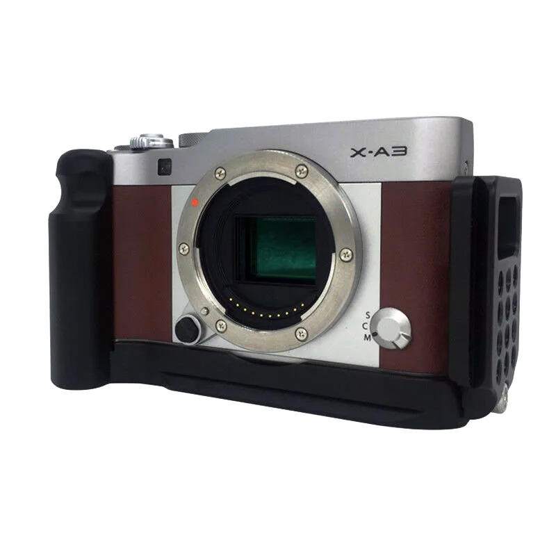 Staffa Per Fotocamera L Piastra Di Supporto Per Impugnatura Verticale Per Fujifilm Fuji X-A3 X-A5