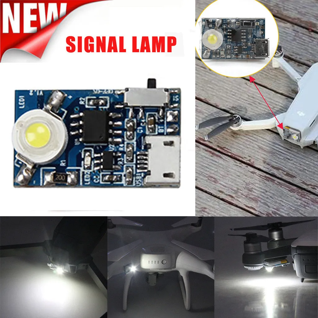

Led Light Night Navigation Light Magic Sticker For Dji Mavic Mini Accessories Drone Quadcopter Kids Toys Sticker Children Toys