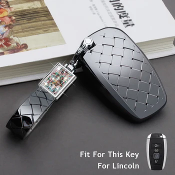 

4 Button TPU Car Key Case Cover Car Styling For Lincoln MKC MKX MKZ 2017 2018 keyfob Remote Smart key Pouch House Pad key Shell