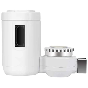 

Hot Faucet Water Filter,Tap Water Filter with Doulbe Outlets Design,Long-Lasting Faucet Filter to Efficiently Remove Lead