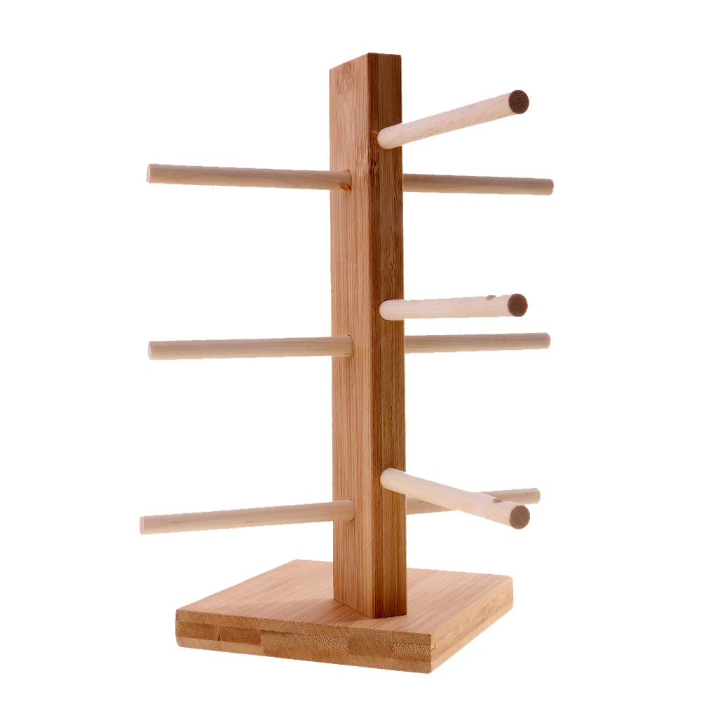 

Wooden Sunglass Eyeglass Frame Rack Display Stand Holder Organizer 3-Layer