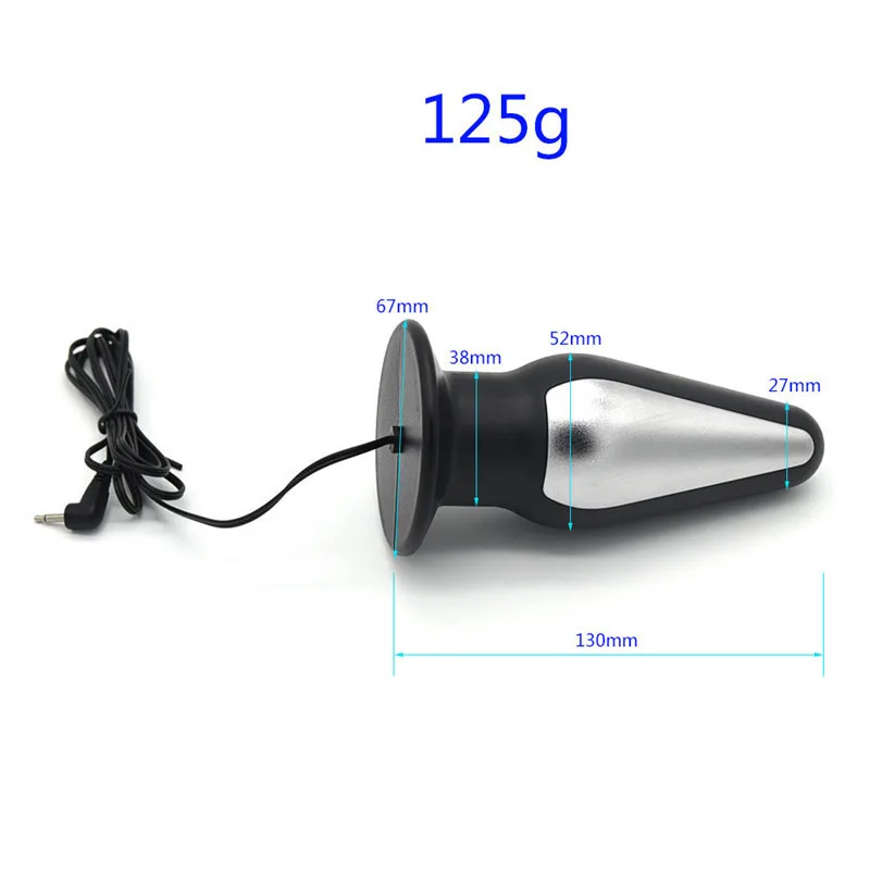 Massager Plastic Anal Vaginal Plug Electric Shock Exotic Accessories Sex Game Electro Toys For Men Women | Красота и здоровье