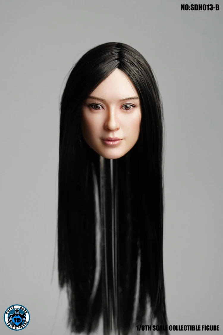 Pre-order 1/6 Scale SUPER DUCK SDH013 Female Head H#Suntan For Hot toys Body 